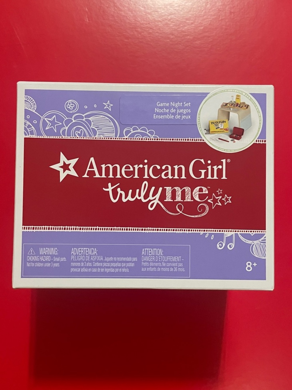 American Girl Doll Game Night Set NIB